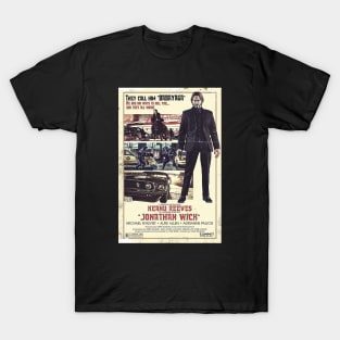 poster John Wick The Golden  Japanese T-Shirt